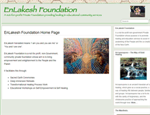 Tablet Screenshot of enlakeshfoundation.org